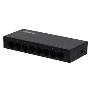 Switch Dahua Gigabit De 8 Portas De Metal Dh-Pfs3008-8Gt