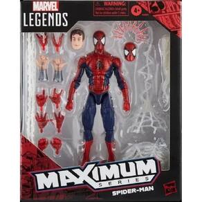 SpiderMan Deluxe Maximum Series Marvel Legends 15 Cm Articulado C/ 20 Acessorios - Hasbro