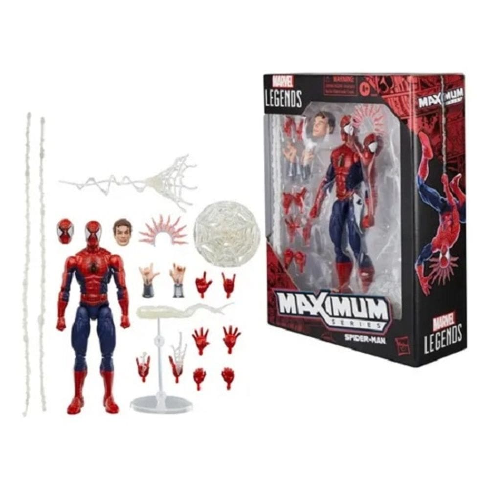 SpiderMan Deluxe Maximum Series Marvel Legends | Casas Bahia