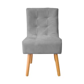 Cadeira Poltrona Sala de Jantar Penteadeira Reforçada Decorativa Liz Suede