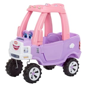 Caminhão Cozy Ride-On Little Tikes Princess rosa 90 cm x 45 cm