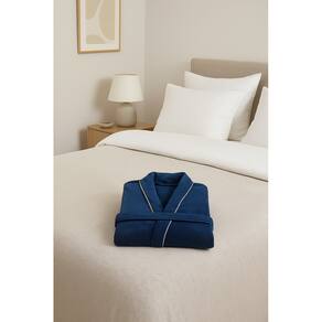 Roupão De Plush Peluciado Blanket 300 P - Kacyumara - Roupão 300 Blue Night