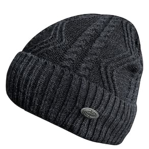 Touca Gorro Adulto Peluciada Cinza Escuro Tamanho Único