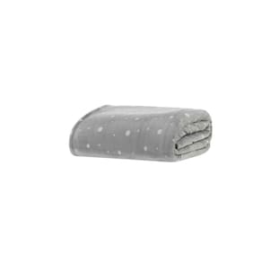 Cobertor Blanket Estampado Toque De Seda - Solteiro - Prata Poá