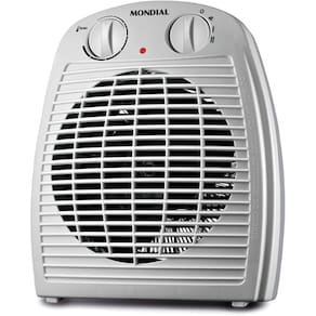 Aquecedor De Ar Portátil A-08 Cinza Mondial 220v