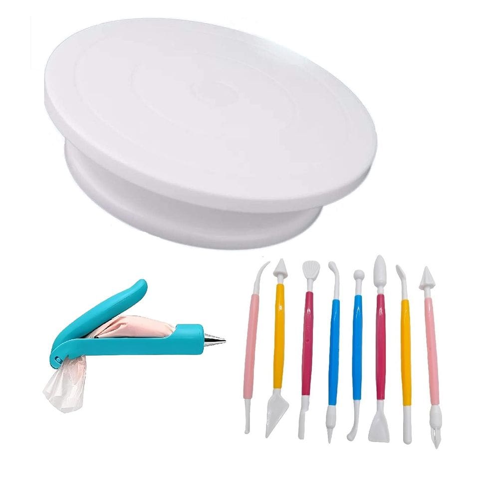 Kit Bailarina Giratória Com Caneta Confeiteiro e 8 Estecas