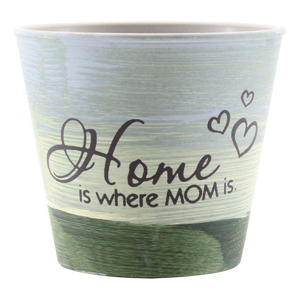 Mini Vaso De Planta Cachepot Estampado Decorado 11cm