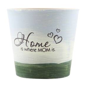 Mini Vaso De Planta Cachepot Estampado Decorado 12,5cm
