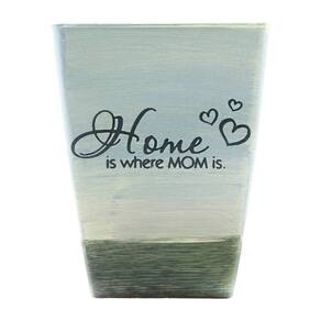Mini Vaso De Planta Cachepot Estampado Decorado 16cm
