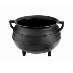 Caldeirão Tripé de Ferro Fundido Panela Mineira 50x43cm 60L