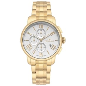 Relógio Technos Masculino Grandtech Dourado - Js15env/1k