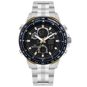 Relógio Technos Masculino Digitech Prata - Bj4130ab/1p