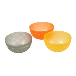 Conjunto 3 Tigelas Refeição Bebês Crianças Infantil Menina E Menino Resistentes Divertidas Coloridas