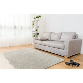Tapete Vip Class Pelo Baixo Antiderrapante - Jolitex - Palha - 140x200cm