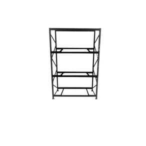 Mini Porta Pallet 500Kg Inicial Preta 3,00m x 1,80m x 60cm 4 Níveis
