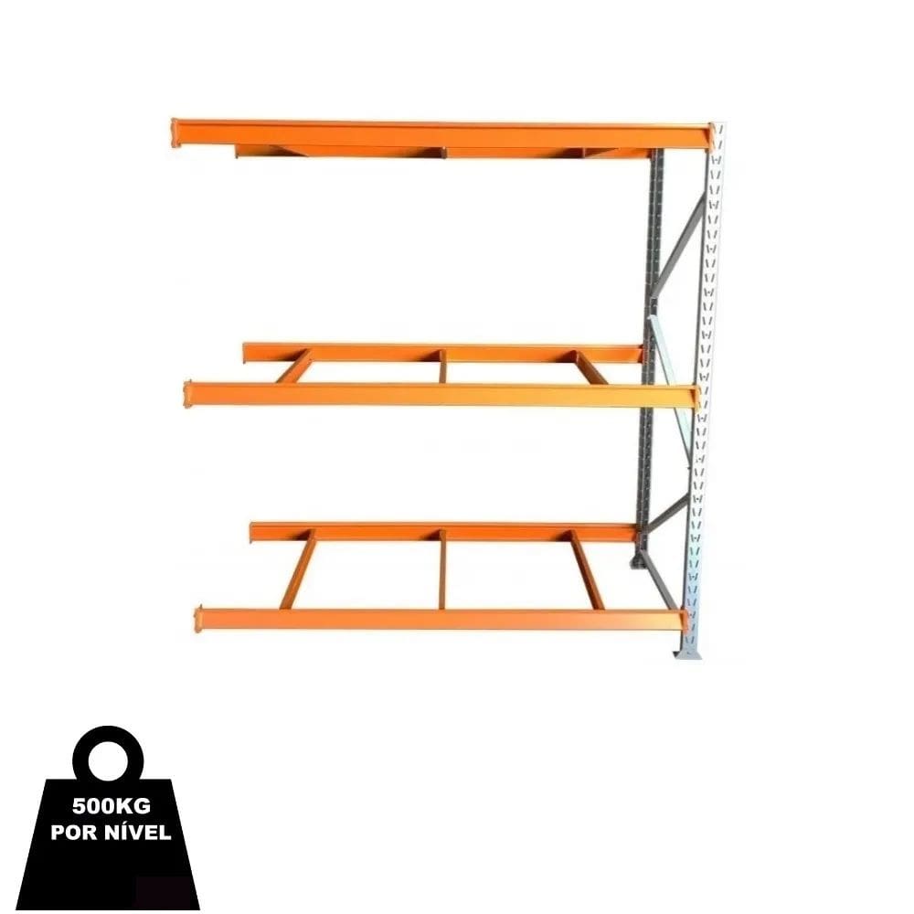 Mini Porta Pallet 500Kg Continuação 2,00m x 1,80m x 80cm