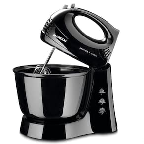 Batedeira Mondial Ultra Turbo 400w 3 Velocidades 220V Preto