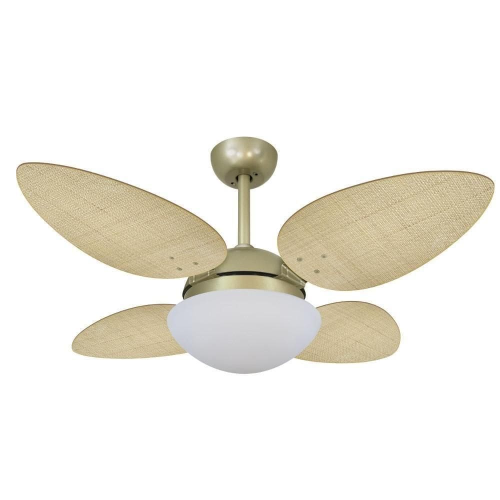 Ventilador De Teto Volare Petalo Palmae Natural 220v
