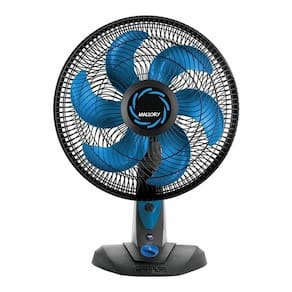 Ventilador De Mesa Ultra Turbo Mallory 40cm 220V Preto-azul