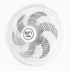 Ventilador Parede Lorena Branco Oscilante 220v Pás Prata