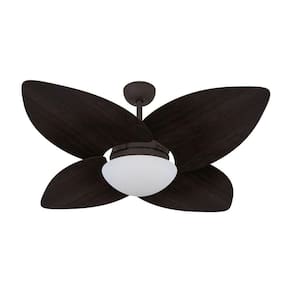 Ventilador De Teto Dormamu Marrom Texturizado 4 Pás 127v