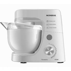 Batedeira Planetaria Mondial 700w Ultra Turbo Branca 110V