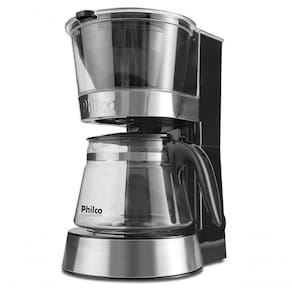 Cafeteira Philco Lux Line 550w Black Inox Faz 20 Xicaras 110V
