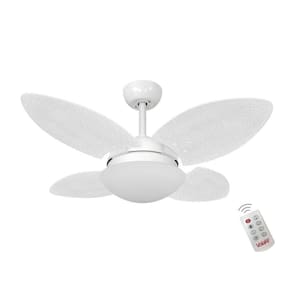 Ventilador Volare Mini P Palmae Branco 127v Controle Remoto