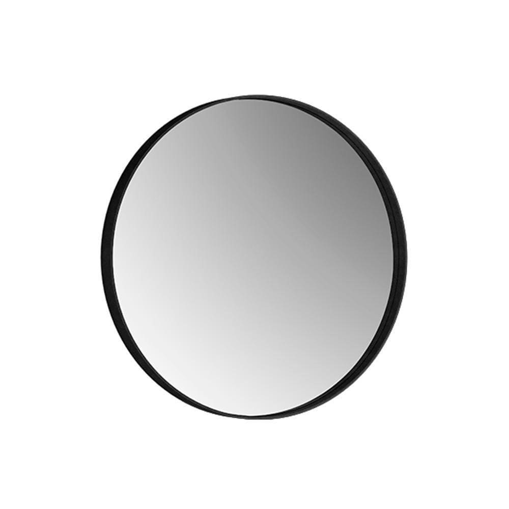 Espelho Decorativo Redondo 50 Cm Palermo Preto