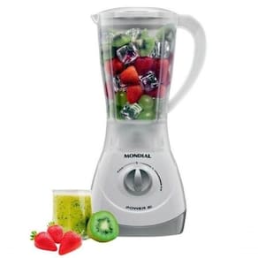 Liquidificador Mondial Branco 2 Velocidades 500w 2l 220V