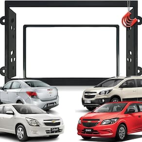 Moldura 2 Din Onix Prisma Cobalt Spin 2012/2019 - Dvd Mp5