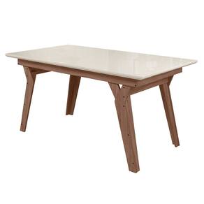 Mesa para Sala de Jantar Dubai 1,56 X 0,84 Amendoa
