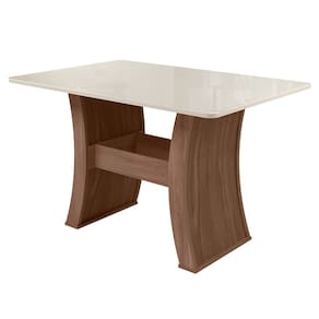 Mesa para Sala de Jantar Polonia 1,35 X 0,90 Amendoa