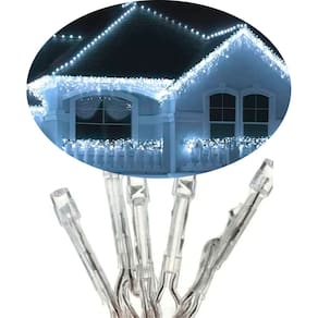 Pisca Cascata Branco 288 Lâmpadas Leds De 220v 8 Funções 4M