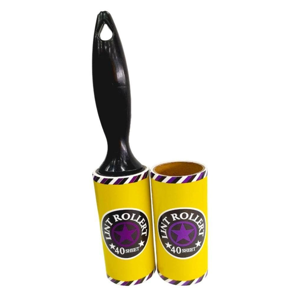 Rolo Adesivo com 1 Refil 40 Folhas N240357-6 Preto - Quanhe