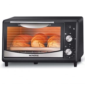 Forno Eletrico Mondial 6l Preto 650w Com Grelha 110V
