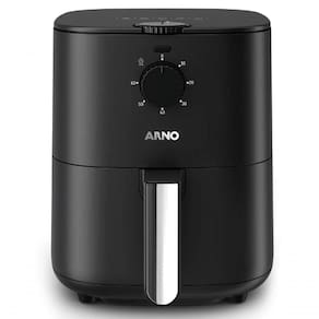 Air Fryer Fritadeira Eletrica Arno 1280w Com Timer All Black 220V