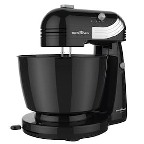 Batedeira Britania 350w 4 Velocidades Black Ellegance 110V