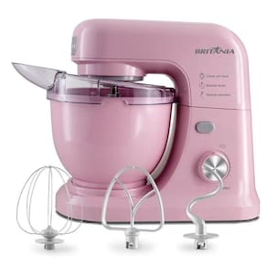 Batedeira Planetaria 700w Britania 12 Velocidades 4l Luxx Pink 110V