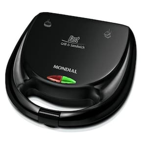 Sanduicheira Grill Toster Mondial 750w Preta 220V