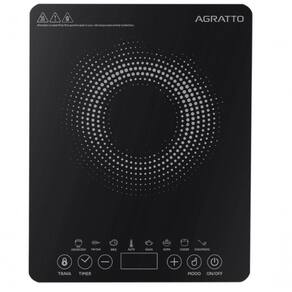 Cooktop De Inducao Italiano Agratto 1200w Painel Digital 110V