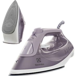 Ferro De Passar A Vapor Electrolux 1500w Turbo Force Ceramic Lilas 110V