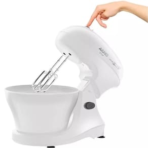 Batedeira Arno Ellegance Cheff 400w 2 Batedores Tigela 5 Litros Branca 127v