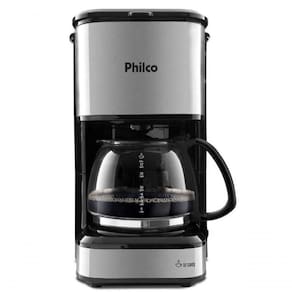 Cafeteira Eletrica Philco Faz 32 Xicaras 750w - Inox-preta 220V