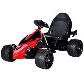 Carrinho Mini Kart Elétrico Infantil 6V Carro Car Criança Preto Brinqway Bw-220