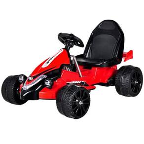 Carrinho Mini Kart Elétrico Infantil 6V Carro Car Criança Vermelho Brinqway Bw-220