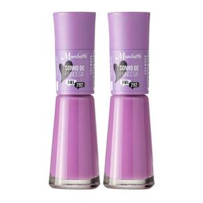 Kit 2 Esmalte Marchetti Cremoso Cor Sonho de Princesa 292 com 8ml