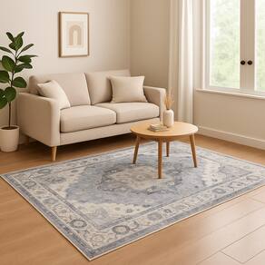 Tapete Vinci Pelo Baixo Antialérgico Impermeável 100x140cm Jolitex - Napoles