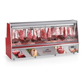 Balcão de Carnes GATS300 3MT Vermelho Gelopar 220v