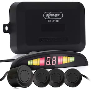 Knup kp-s100 Sensor Ré Estacionamento 4 Pontos Display Led Sonoro
